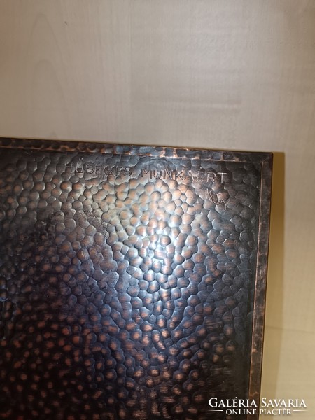Retro copper metal box