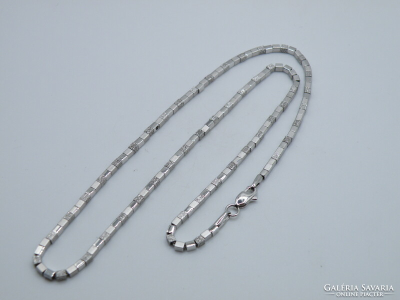 Uk0256 beautiful white gold plated sterling silver necklace 925