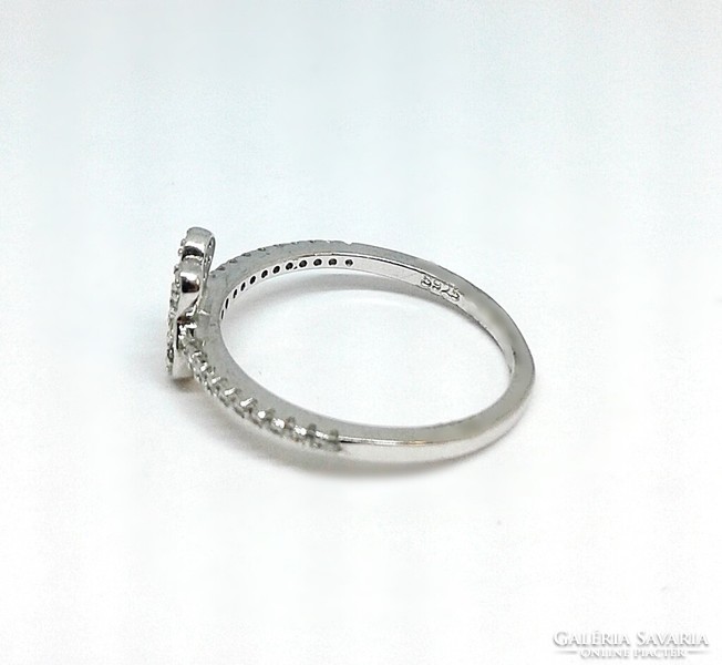 Silver ring with bunny stones (zal-ag107609)