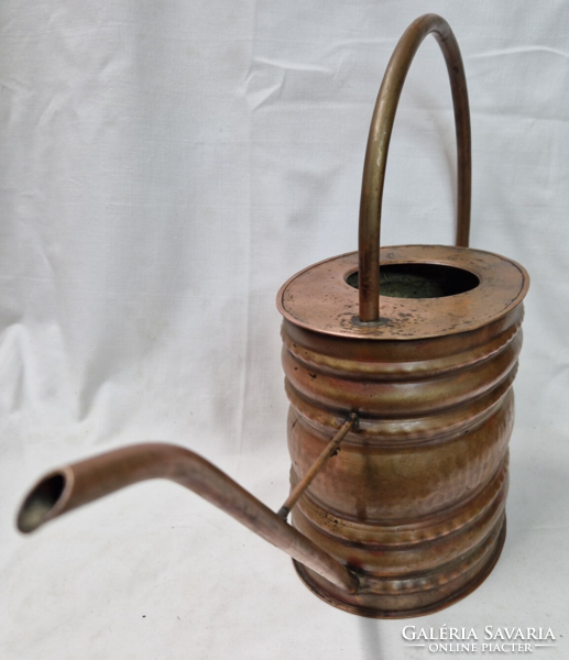 Old copper jug, watering can 758 g. 31 Cm.