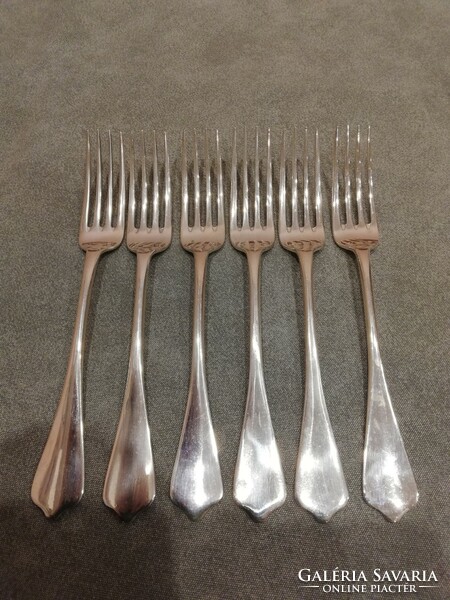 6 pieces of silver fork!!