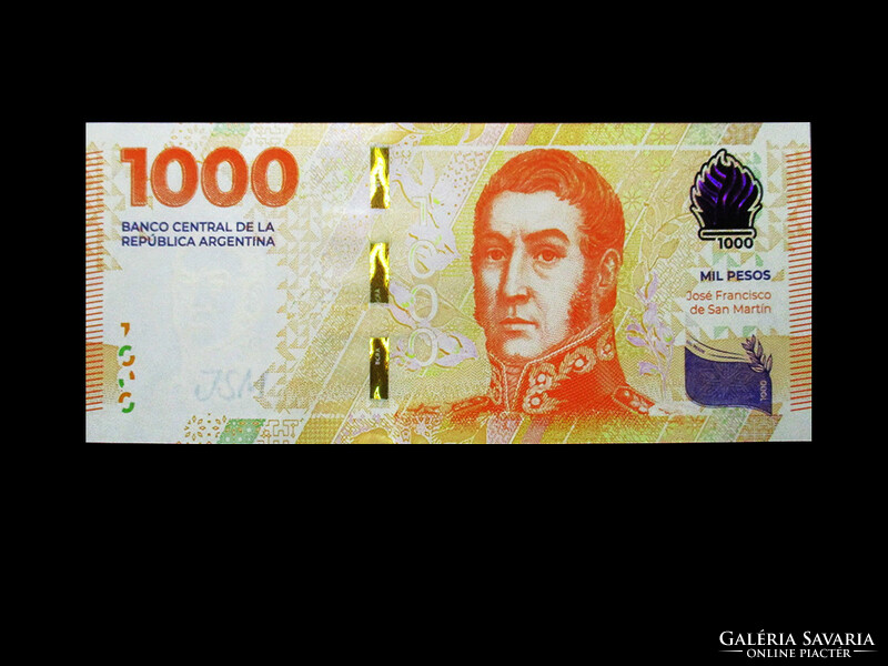 Unc - 1000 pesos - argentina - 2022 - new money! - (San Martin banknote!) Read!