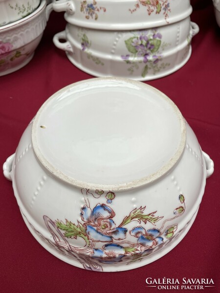 2 Ears flower scones scone bowl soup bowl peasant bowl peasant coma bowl