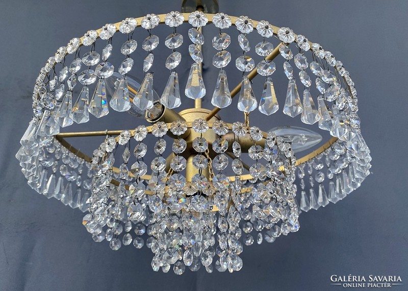 Perfect crystal chandelier.