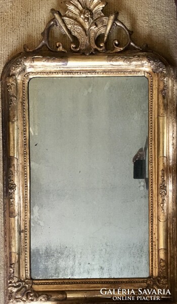 Antique neo-baroque mirror in original condition!!! 118X66 cm!!!