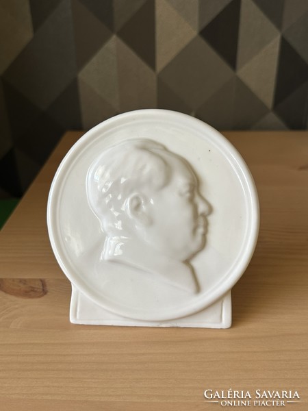 Mao Ce-tung porcelán asztaldísz, Peking