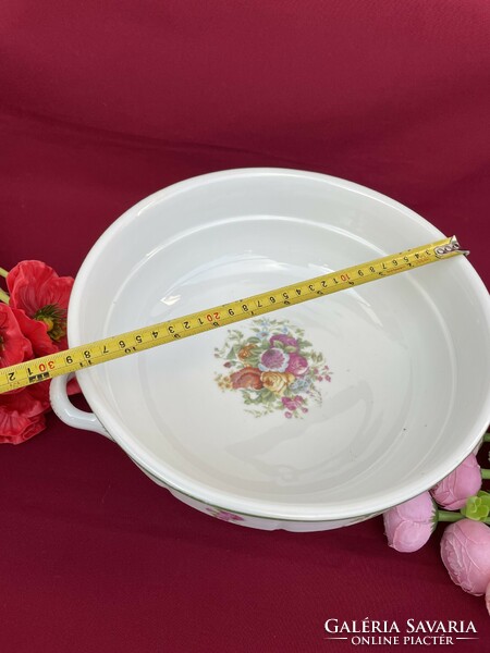 2 Ears with ears inside also with flowers patty bowl soup bowl peasant bowl nostalgia piece peasant coma bowl