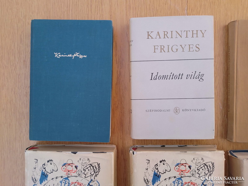 Karinthy Frigyes book package - crooked mirror / trip to the forest / tamed world / I report the em