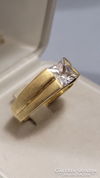 14 K arany női gyűrű 7,09 g