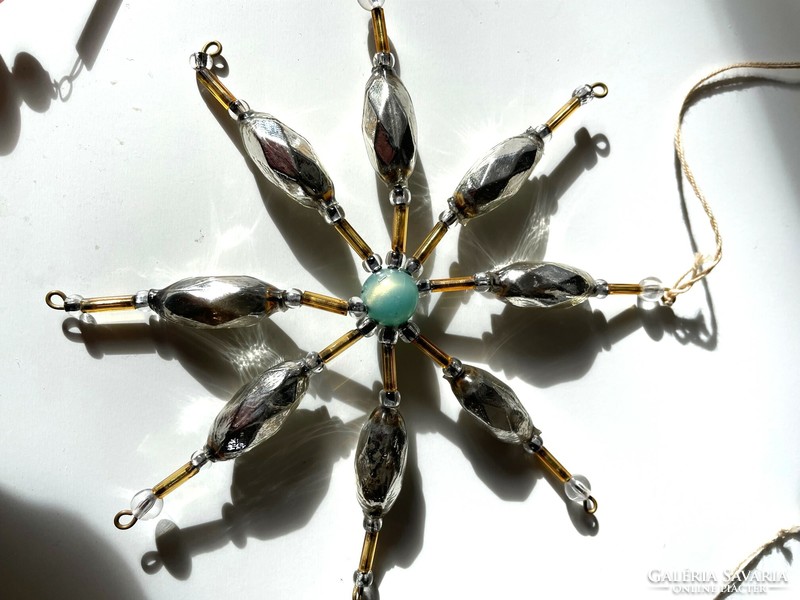 Old antique glass Christmas ornaments, pendants, retro decoration