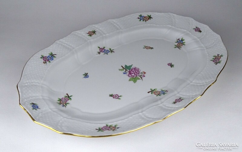 1Q514 Herend porcelain roasting dish with old Eton pattern 24 x 34 cm