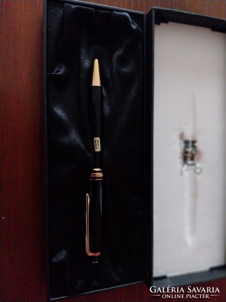 Mont blanc meisterstück gold-plated ballpoint pen