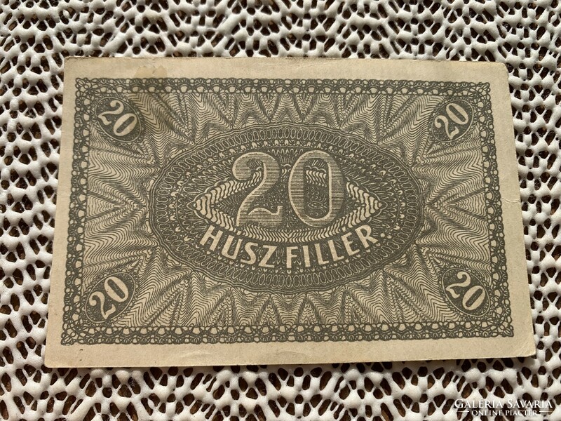 20 Filér 1920 Oct. 2 / 01 /