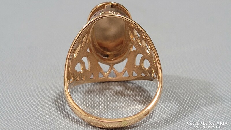 14 K arany női gyűrű 6,17 g