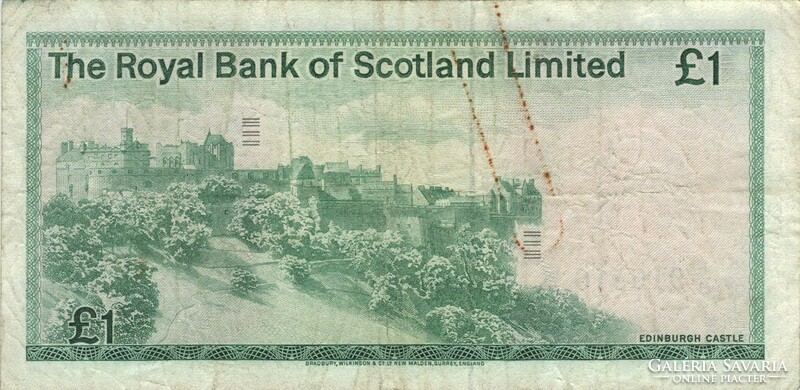 1 font pound 1980 Skócia Royal Bank