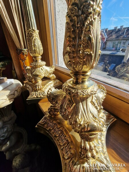 Pair of empire style candelabras