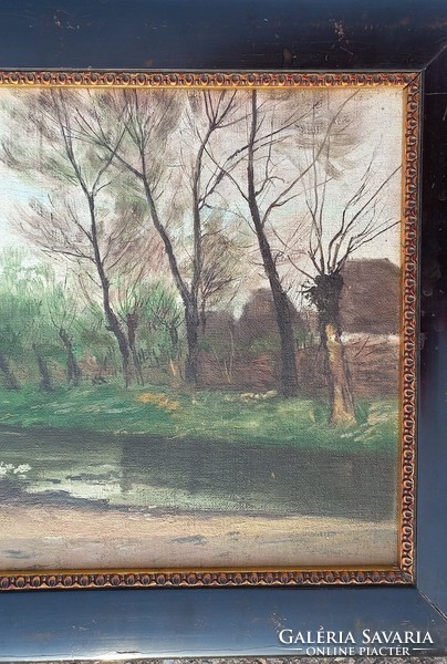 Original painting by Béla Erdőssy