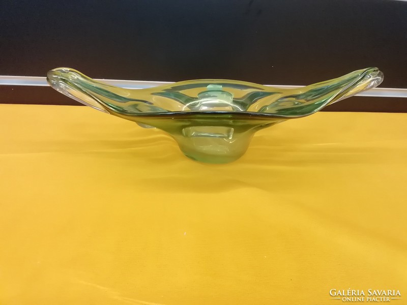 Vintage cseh üveg asztalközép