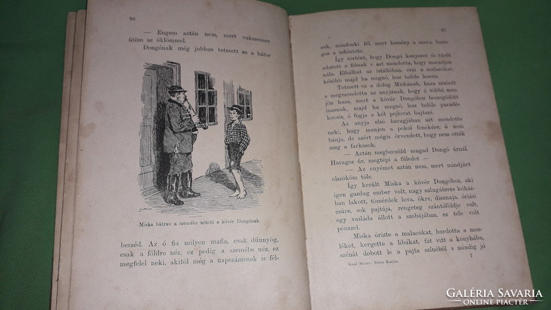 1906.Gaal Mózes - Nótás Katicza - RONGYOS MISKA TÖRTÉNETE könyv a képek szerint ATHENEUM