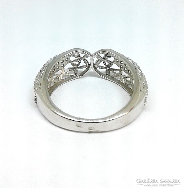 Silver stone ring (zal-ag116328)