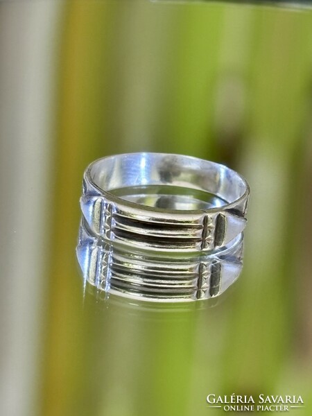 Silver Atlantean Ring