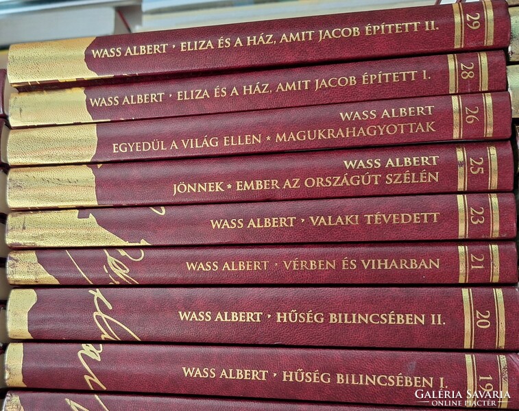 39 pieces from volumes 1-49 of the Wass Albert special edition. The missing ones are marked. HUF 250,000