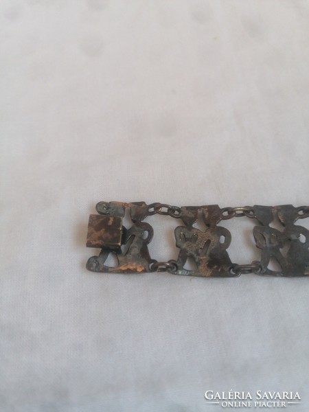 Retro industrial copper bracelet
