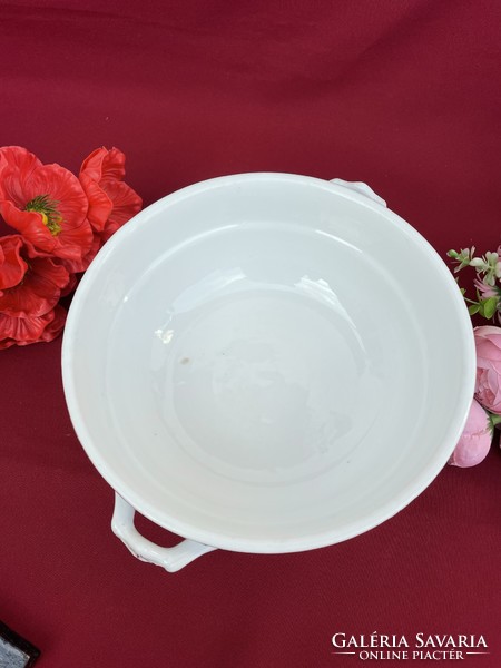 2 Eared eared lily flower patty bowl Soup bowl Peasant bowl Nostalgia piece Peasant coma bowl
