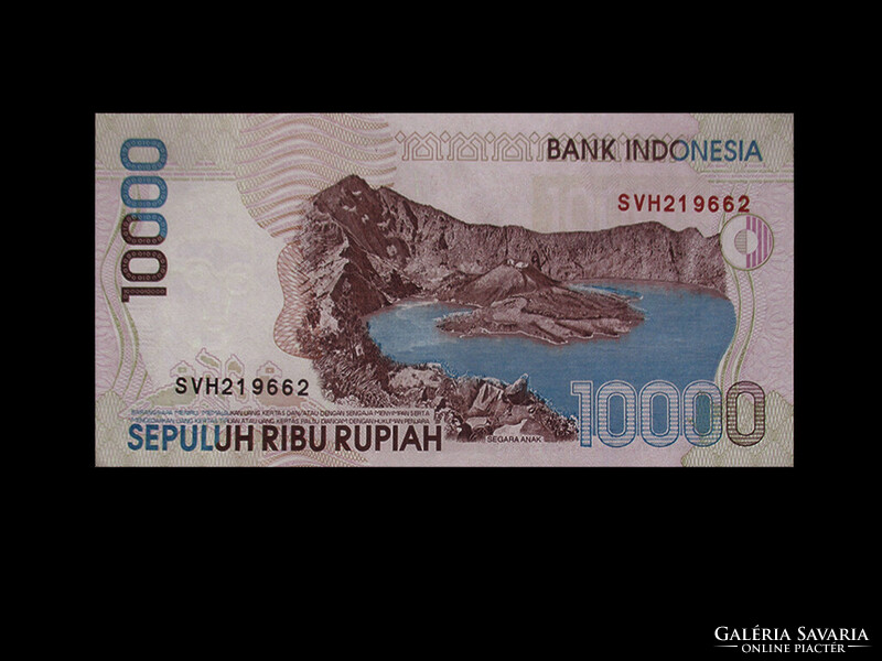 UNC - 10.000 RUPIA - INDONÉZIA - 1998 (Nagyon szép + vízjeles)