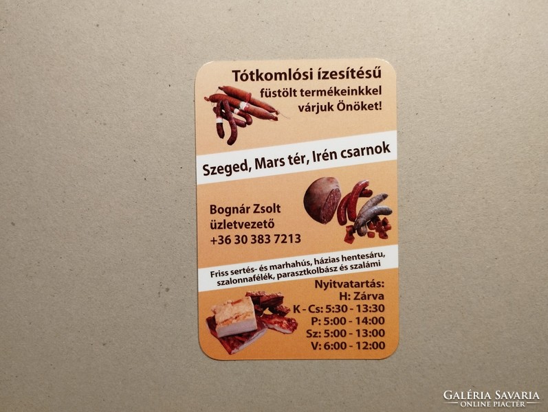 Hungary, card calendar xx.-2023