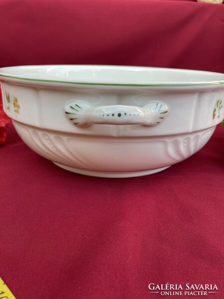 2 Ears with ears inside also with flowers patty bowl soup bowl peasant bowl nostalgia piece peasant coma bowl