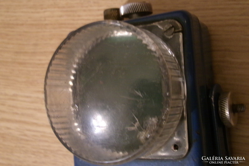 Railway manual signal light mauve 17x7x8cm
