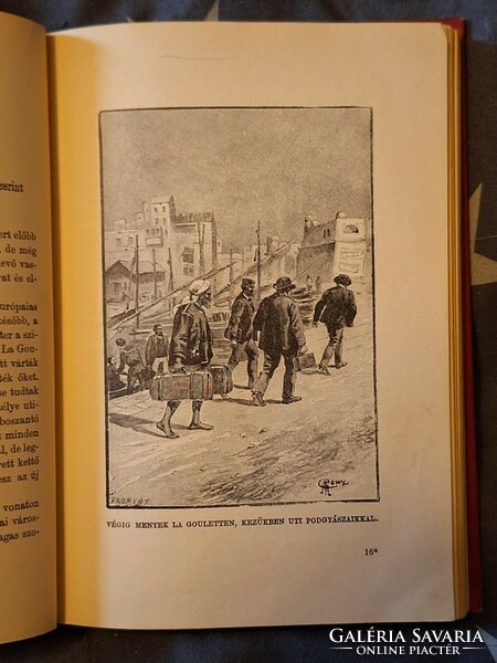 First Hungarian edition! 1895 Verne: The Wonderful Adventures of Master Antifer-Franklin-Beautiful!