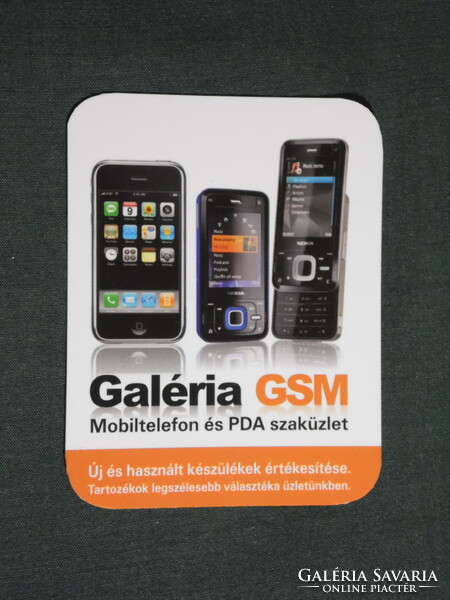Kártyanaptár,kisebb méret, Galéria GSM mobiltelefon üzlet, Pécs, 2008, (6)