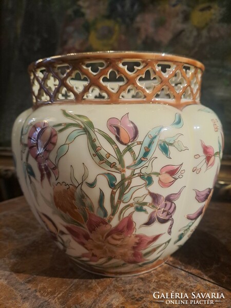 Original Zsolnay orchid pot (2.)