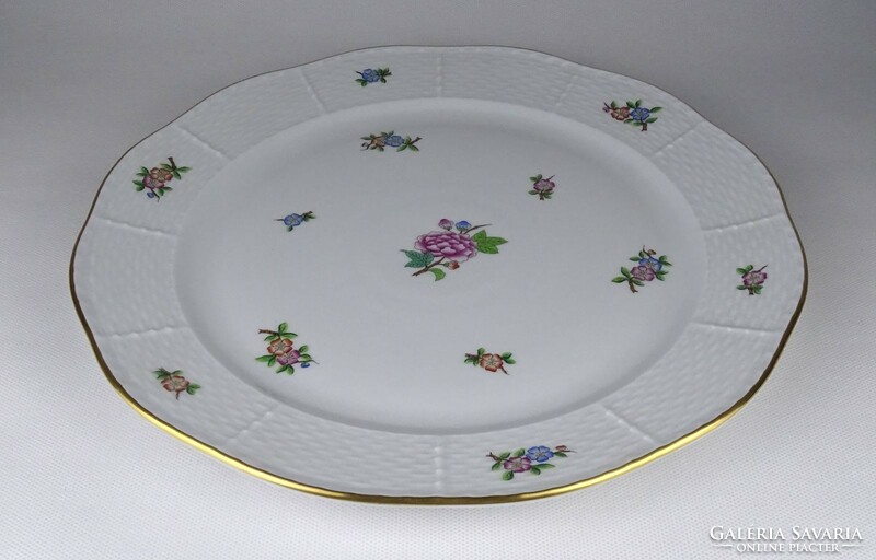 1Q515 Régi Eton mintás Herendi porcelán torta tál 29.5 cm