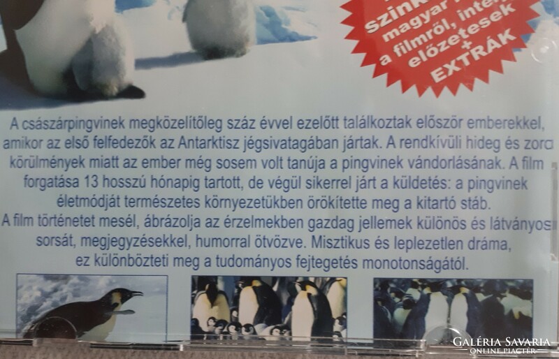 Császárpingvinek vándorlása gyári DVD