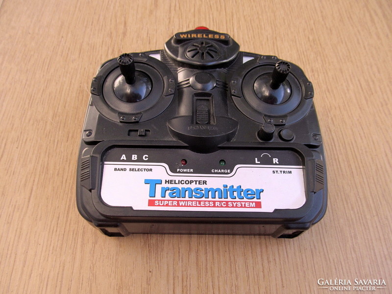 Helicopter transmitter - super wireless r/c system (3-channel remote control)