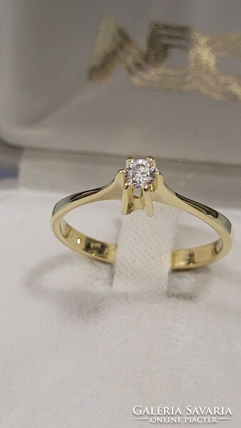 14 K arany női gyűrű 1,97 g