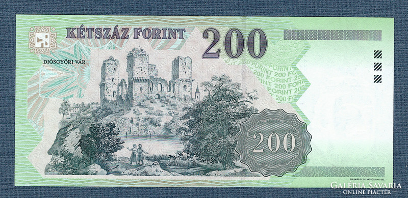 200 Forint 2007 FA Sorozat jelzéssel UNC
