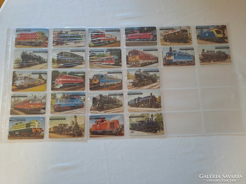 Matáv roaming locomotives (300 examples) Complete set in unopened packaging