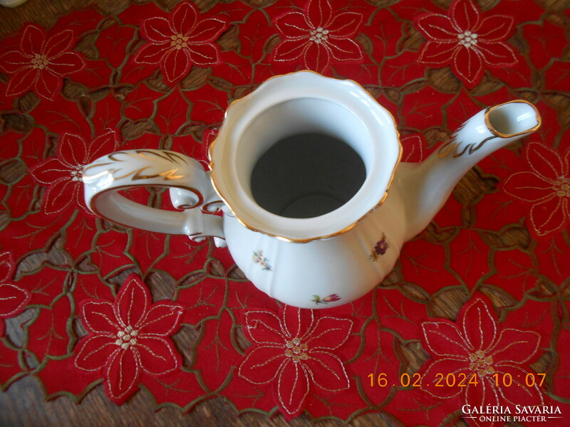 Zsolnay kávé kiöntő, tető nélkül I
