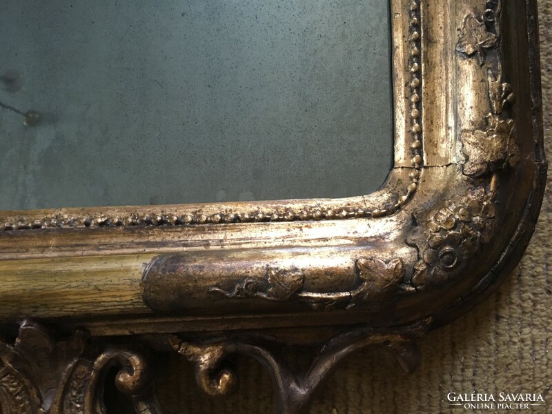 Antique neo-baroque mirror in original condition!!! 118X66 cm!!!