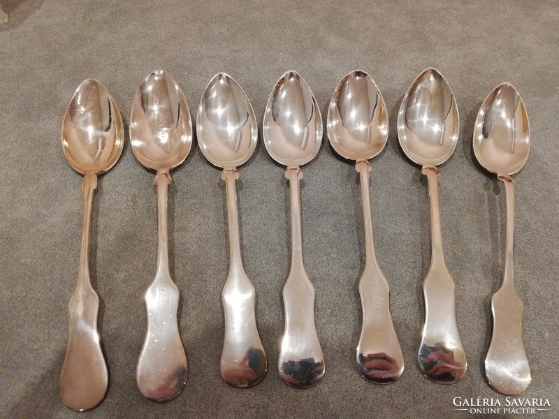 7 pieces of silver soup spoon!!