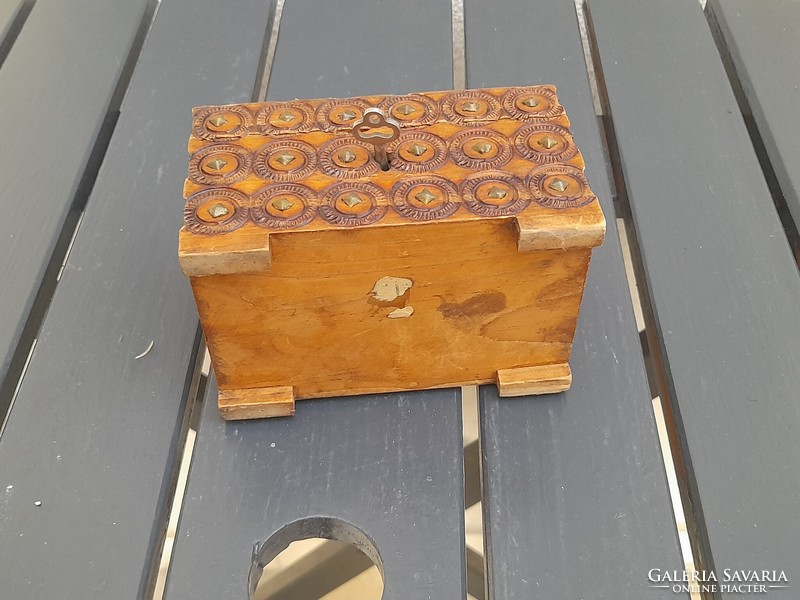 Tiny treasured wooden box