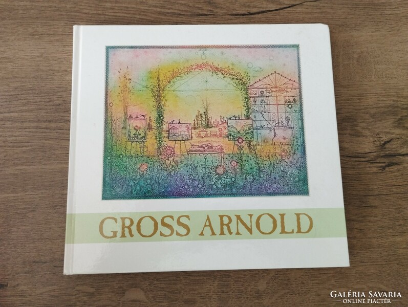 Gross Arnold által dedikált könyv egy kis rajzával