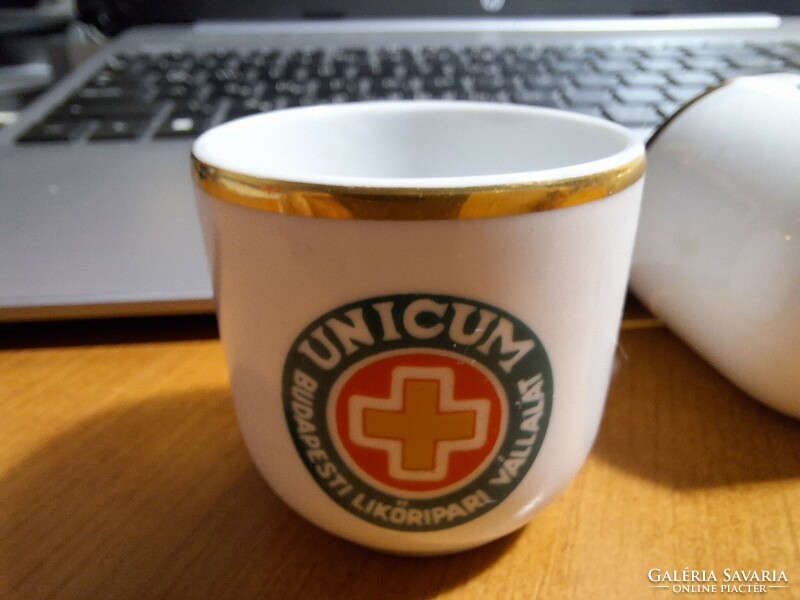 Hollóházi Unicum poharak. 8000.-Ft/4 darab