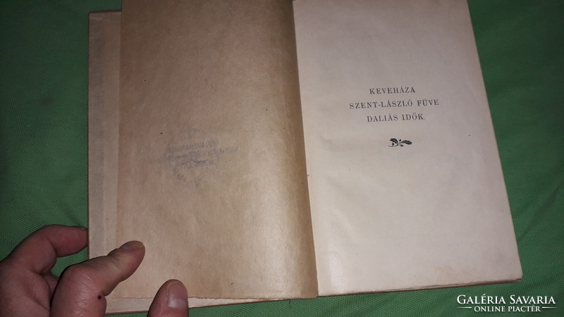1894. János Arany: keveháza /szent László füve/daliás times poetry book according to the pictures ráth mór