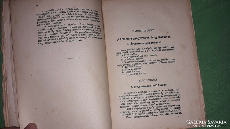 1894.Dr. Tarnai Elemér -  Női betegségek megelőzése és gyógyitása könyv a képek szerint ROZSNYAI