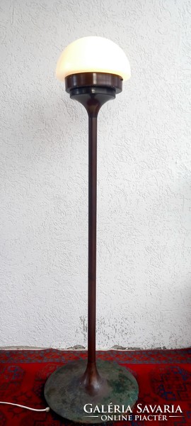 Old handmade bronze floor lamp negotiable art deco design